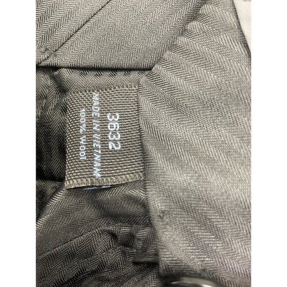 Marc Anthony Mens Gray Shadow Striped Suit Jacket 42R Wool Pants 36x32 - Picture 16 of 16